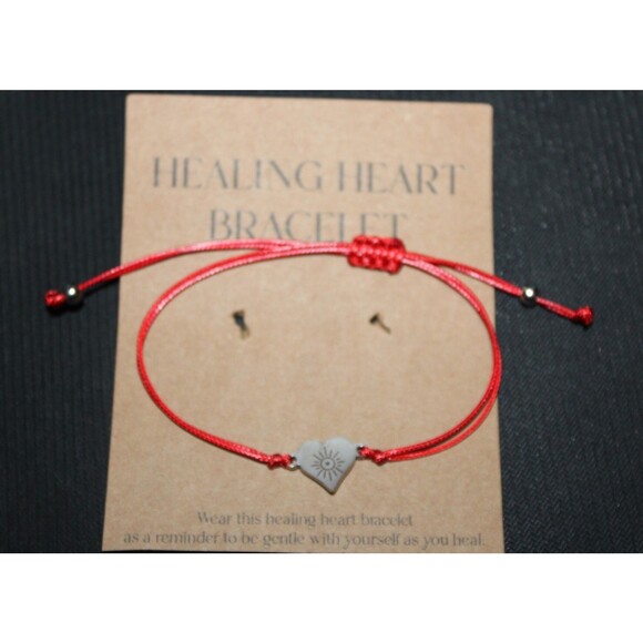 Unbranded Jewelry - Handmade Healing Heart Bracelet Be Gentle with Yourself!